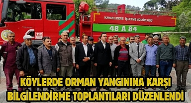 Köylerde Orman Yangınına Karşı Bilgilendirme Toplantıları Düzenlendi