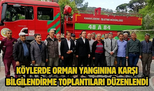 Köylerde Orman Yangınına Karşı Bilgilendirme Toplantıları Düzenlendi