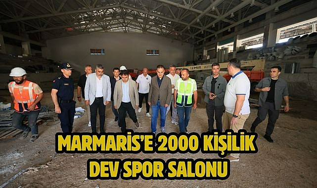 Marmaris'e 2000 kişilik dev spor salonu 