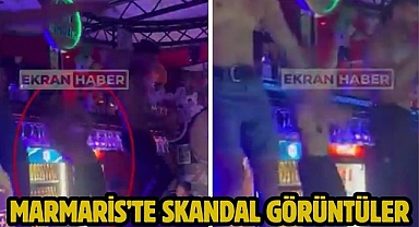 Marmaris’te Skandal Görüntüler