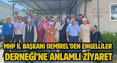 MHP İl Başkanı Demirel’den Engelliler Derneği’ne Anlamlı Ziyaret
