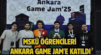 MSKÜ Öğrencileri Ankara Game Jam'e Katıldı