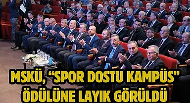 MSKÜ, “Spor Dostu Kampüs” Ödülüne Layık Görüldü