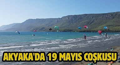 Muğla Akyaka'da 19 Mayıs Coşkusu