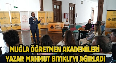 MUĞLA ÖĞRETMEN AKADEMİLERİ YAZAR MAHMUT BIYIKLI’YI AĞIRLADI