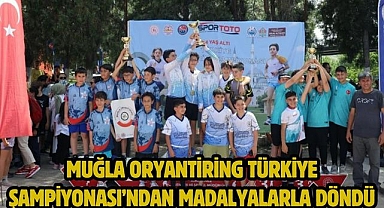 Muğla Oryantiring Türkiye Şampiyonası’ndan Madalyalarla Döndü