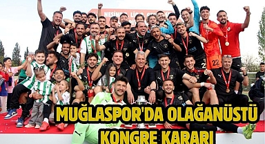 Muğlaspor'da Olağanüstü Kongre Kararı