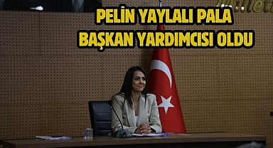 PELİN YAYLALI PALA BAŞKAN YARDIMCISI OLDU