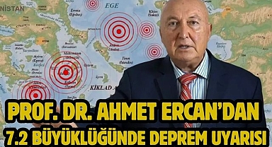 Prof. Dr. Ahmet Ercan’dan 7.2 Büyüklüğünde Deprem Uyarısı