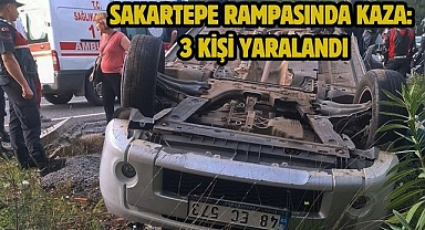 Sakartepe Rampasında Kaza: 3 Kişi Yaralandı