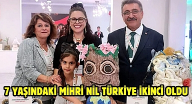 7 yaşındaki Mihri Nil Türkiye ikinci oldu