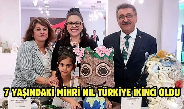 7 yaşındaki Mihri Nil Türkiye ikinci oldu