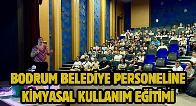 Bodrum Belediye Personeline Kimyasal Kullanım Eğitimi