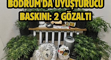 Bodrum'da Uyuşturucu Baskını: 2 Gözaltı