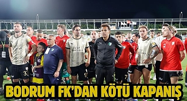 Bodrum FK’dan Kötü Kapanış