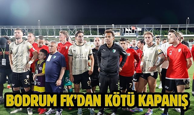 Bodrum FK’dan Kötü Kapanış