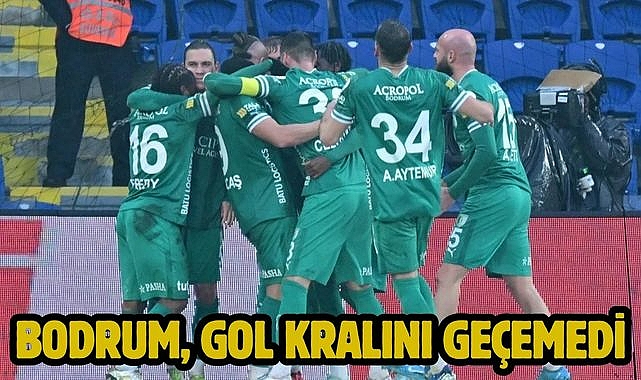 Bodrum, Gol Kralını Geçemedi