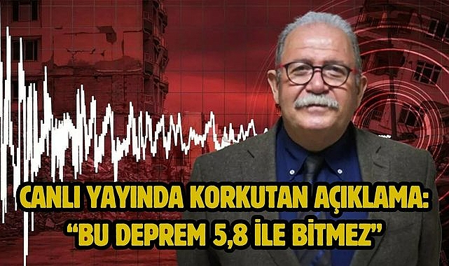 Canlı Yayında Korkutan Açıklama: "Bu Deprem 5,8 İle Bitmez"