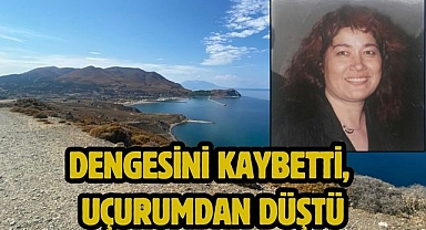 Dengesini kaybetti, uçurumdan düştü