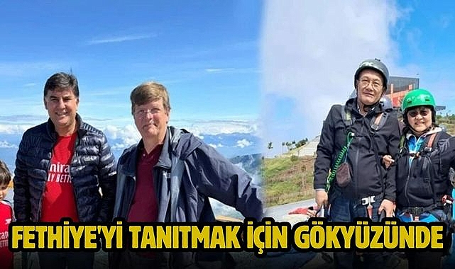 Fethiye'yi Tanıtmak İçin Gökyüzünde