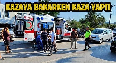 Kazaya Bakarken Kaza Yaptı