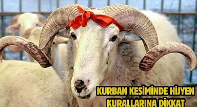 Kurban Kesiminde Hijyen Kurallarına Dikkat