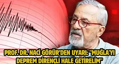 Prof. Dr. Naci Görür’den Uyarı: 
