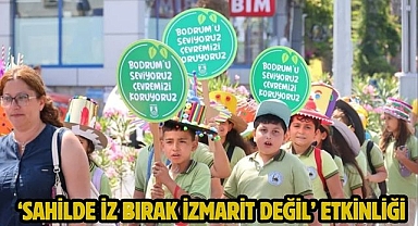  ‘Sahilde iz bırak izmarit değil’ etkinliği