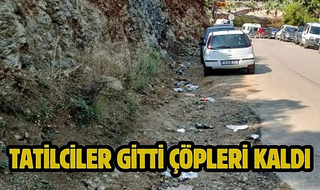 Tatilciler Gitti Çöpleri Kaldı