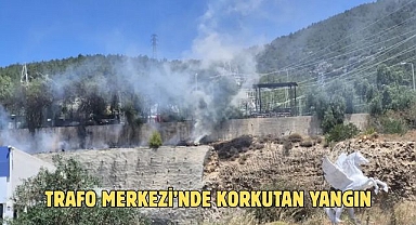Trafo Merkezi’nde Korkutan Yangın