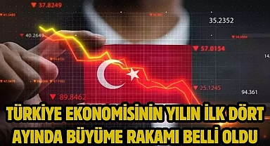 Türkiye ekonomisinin yılın ilk dört ayında büyüme rakamı belli oldu