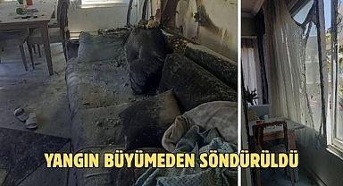 Yangın büyümeden söndürüldü