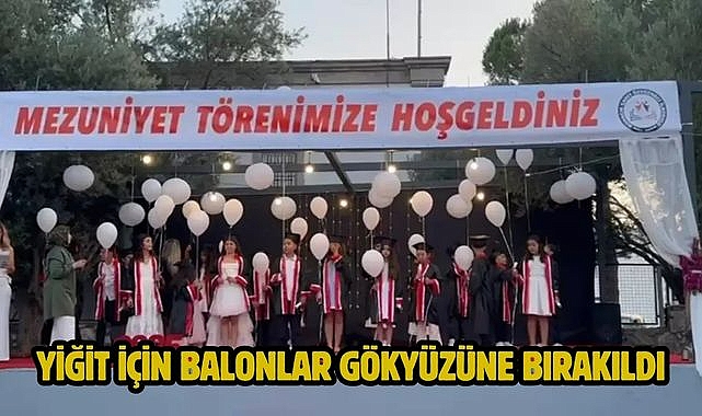 Yiğit için Balonlar gökyüzüne bırakıldı