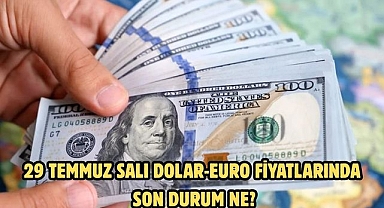29 TEMMUZ SALI DOLAR-EURO FİYATLARINDA SON DURUM NE?