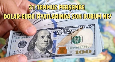 31 TEMMUZ PERŞEMBE DOLAR-EURO FİYATLARINDA SON DURUM NE?
