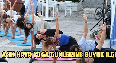 Açık Hava Yoga Günlerine Büyük İlgi