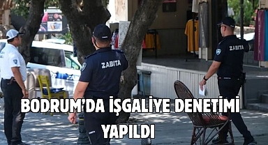 Bodrum’da İşgaliye Denetimi Yapıldı