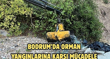 BODRUM’DA ORMAN YANGINLARINA KARŞI MÜCADELE