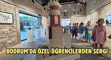Bodrum'da Özel Öğrencilerden Sergi