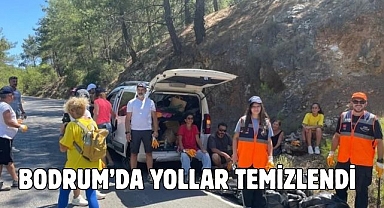 Bodrum’da yollar temizlendi