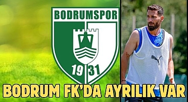 Bodrum FK’da ayrılık var