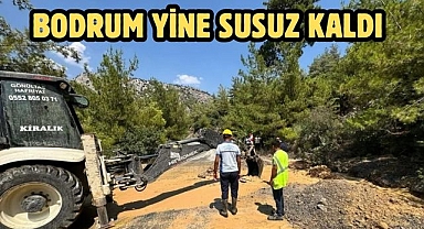 Bodrum yine susuz kaldı