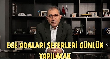 Ege adaları seferleri günlük yapılacak