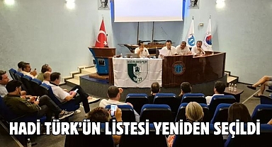 Hadi Türk’ün listesi yeniden seçildi