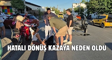 Hatalı Dönüş Kazaya Neden Oldu