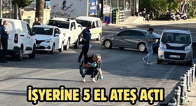 İşyerine 5 El Ateş Açtı