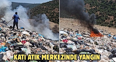 Katı Atık Merkezinde Yangın