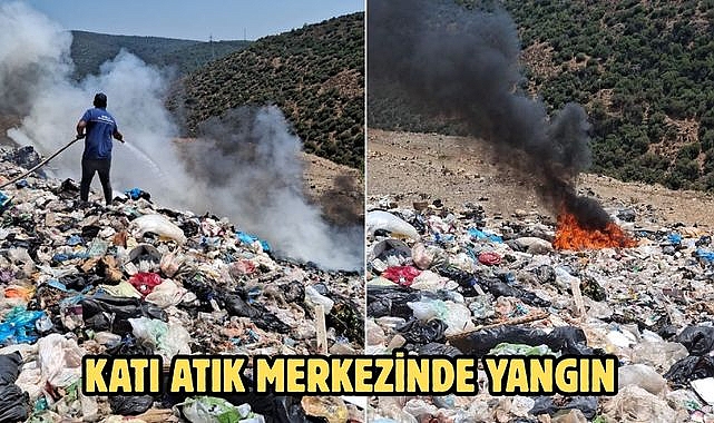 Katı Atık Merkezinde Yangın