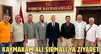 Kaymakam Ali Sırmalı’ya Ziyaret