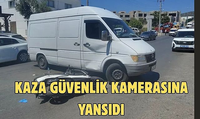 Kaza Güvenlik Kamerasına Yansıdı
